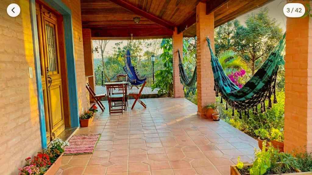Casa De Campo Araxa Na Montanha Com Piscina Пиракая Экстерьер фото